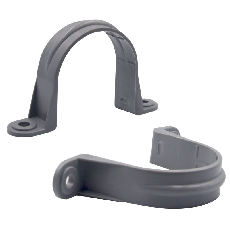 ISPINNER 6 قطع من أشرطة أنابيب PVC مقاس 1-1/2 بوصة من ISPINNER، حزام قناة بلاستيكي بفتحتين لأنابيب PVC والقنوات والكابلات، مدرج في قائمة UL - Image 1